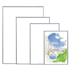 フラン 画用紙四ツ切(380×540) シルバー